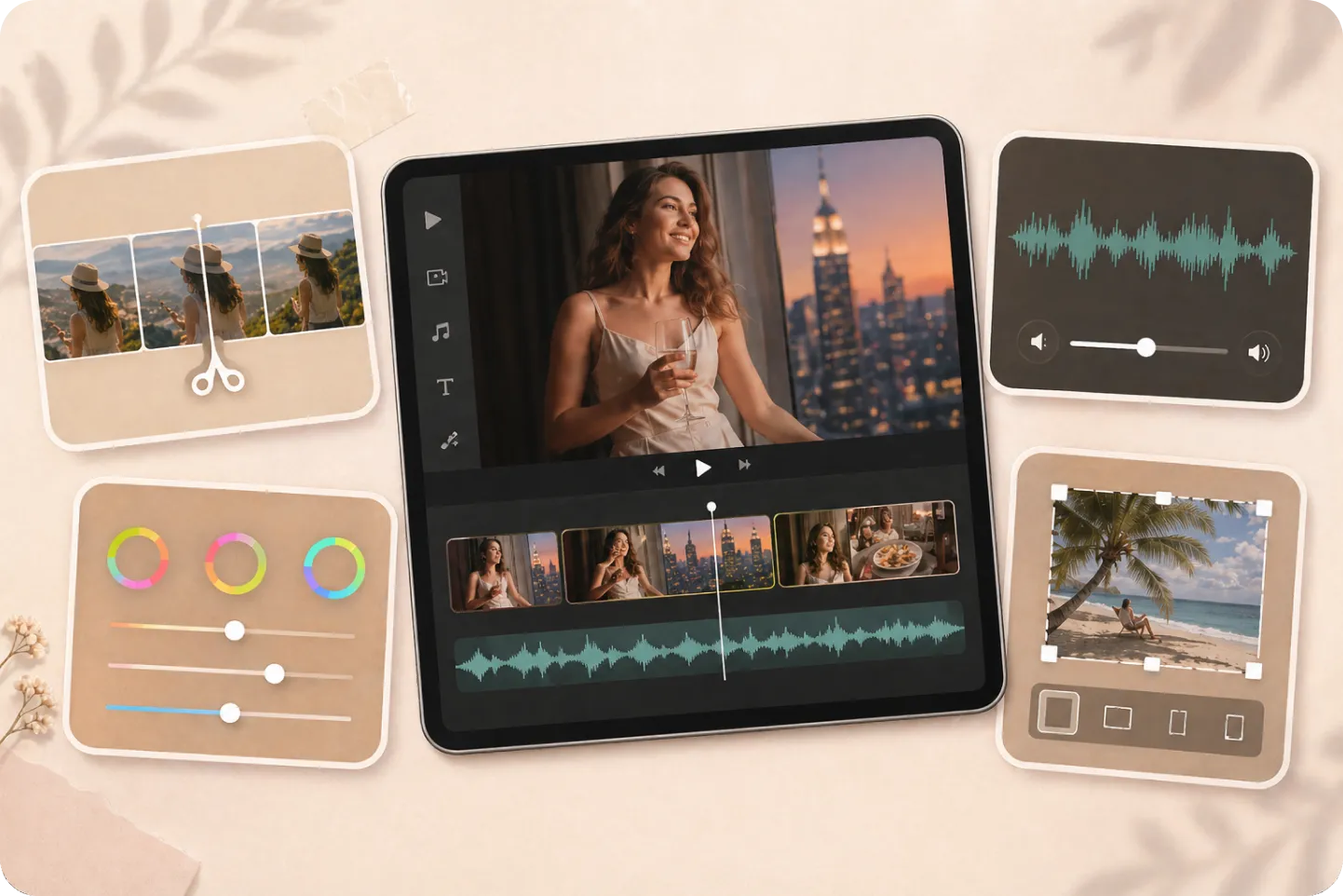 Use PhotoGrid photo editor to design beautiful product advertising images