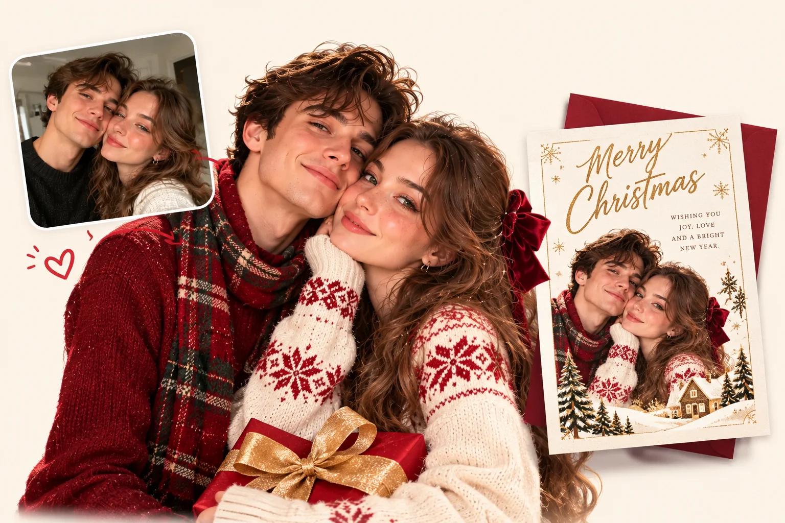 Christmas card portrait