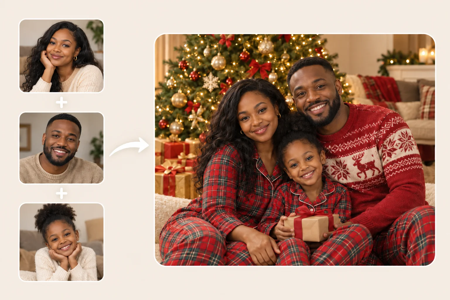 Family Christmas photo