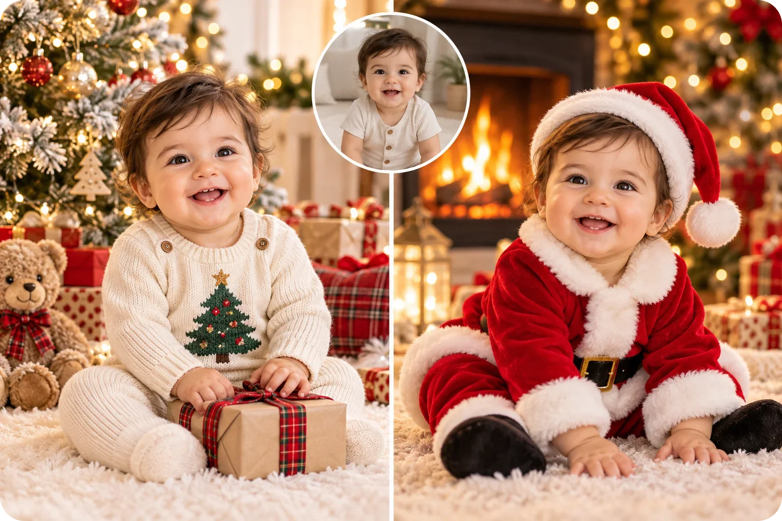 Give Your Baby a First Christmas Photo