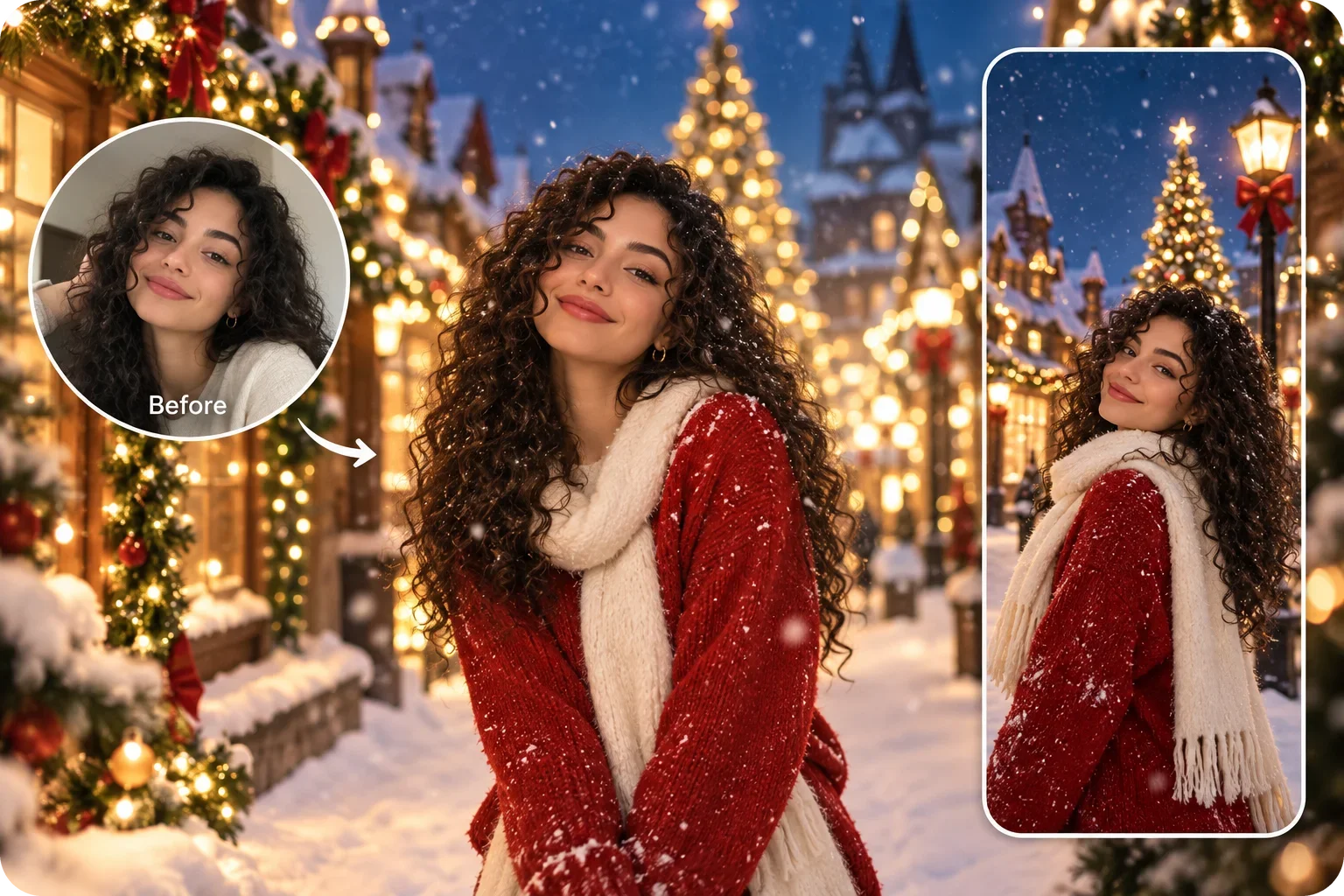 Create an AI Christmas Wallpaper From Your Photo