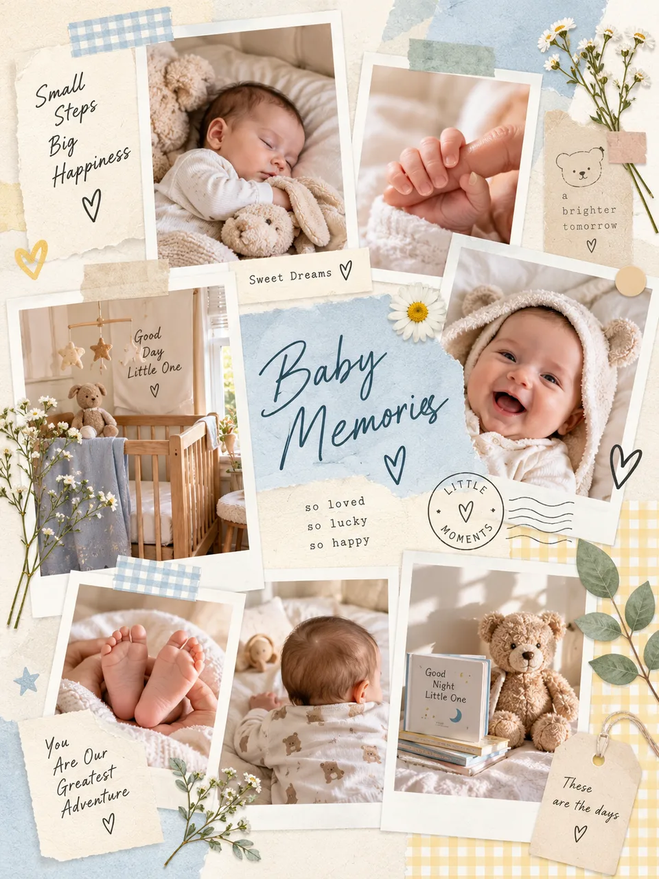 Baby and childhood scrapbook