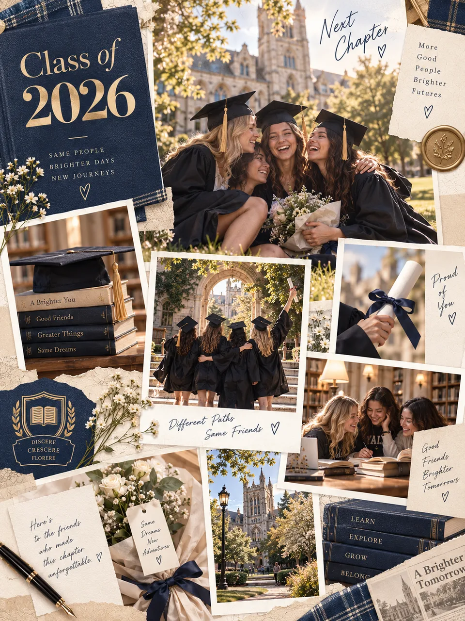 Graduation digital scrapbook