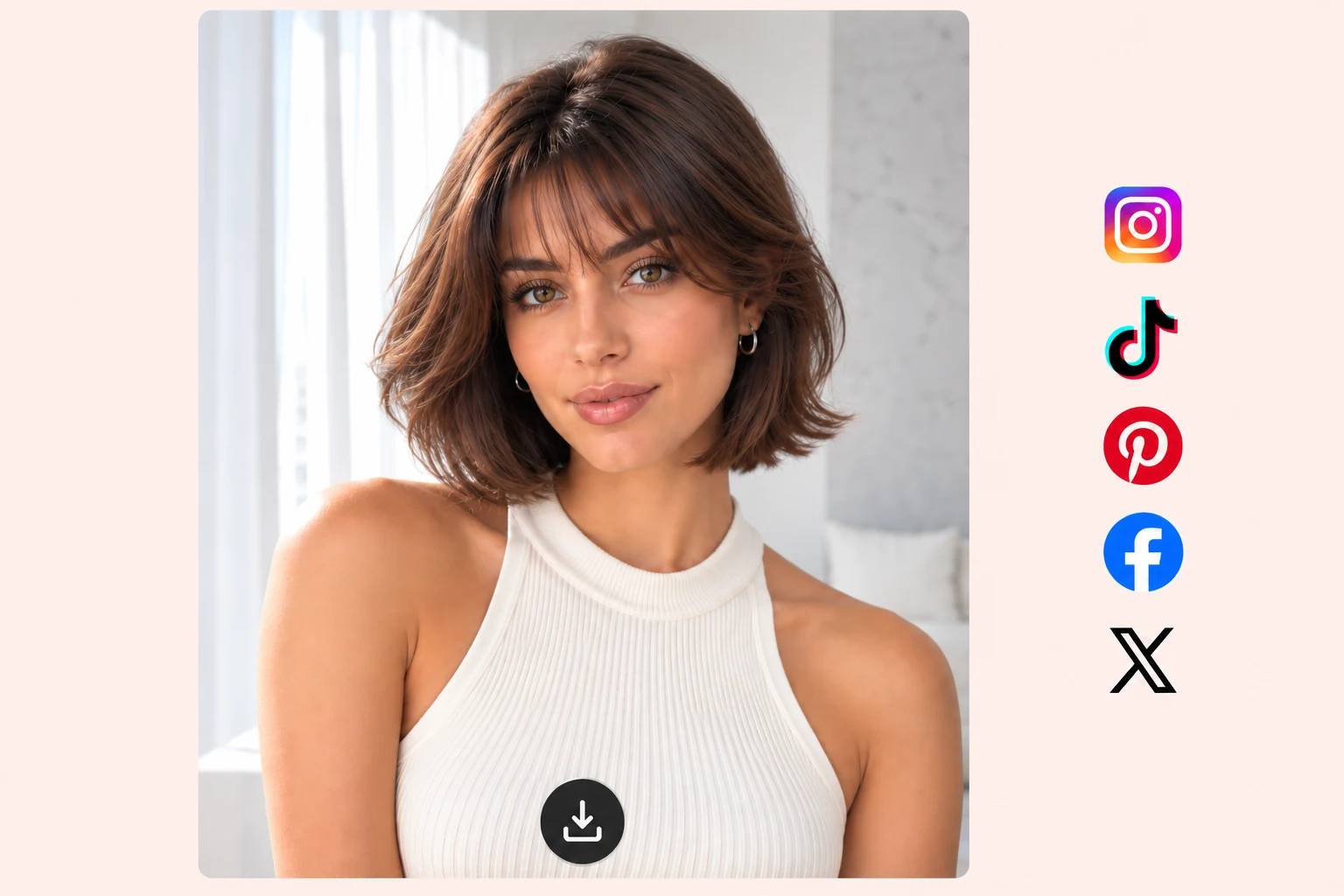 Download your French bob preview and share your new look.