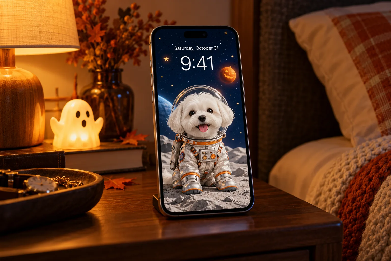 Jadikan Potret Anjing sebagai Layar Kunci