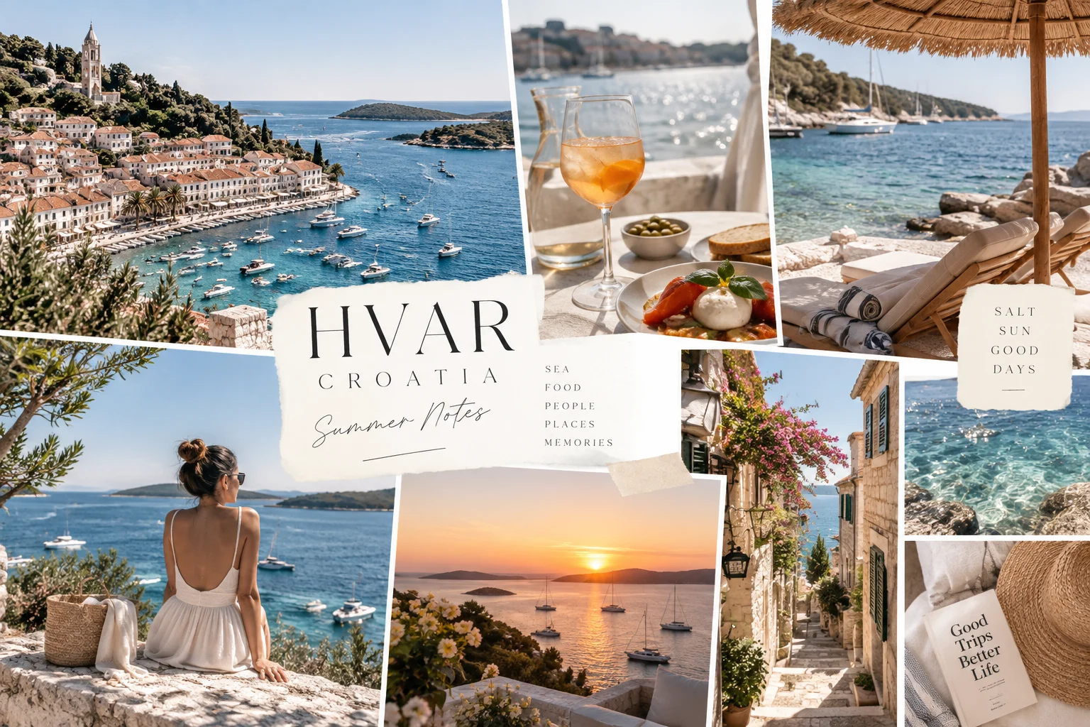 Make a Beach Vacation Collage From Sunsets, Water, and Hotel Moments