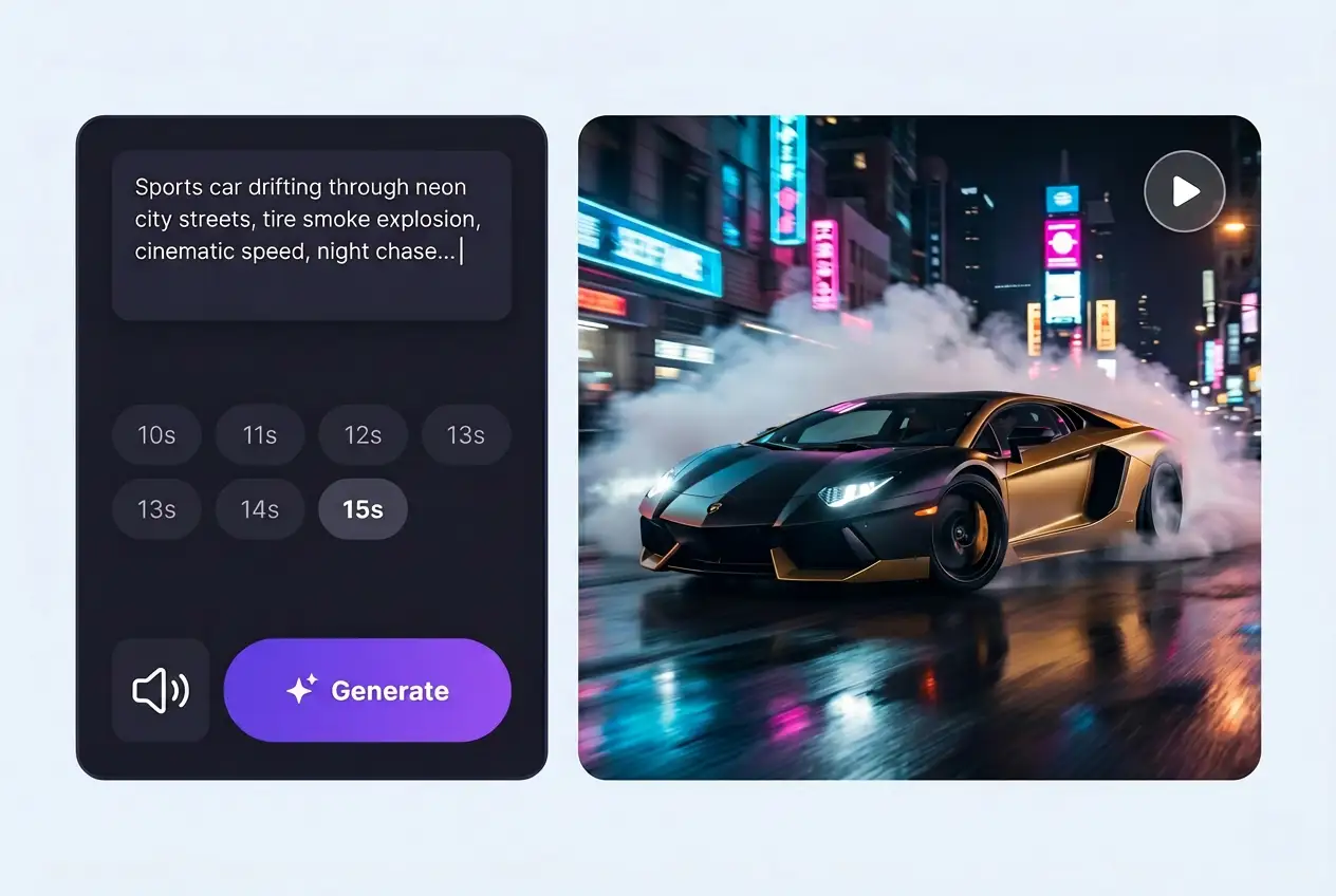 Native audio and video in one pass